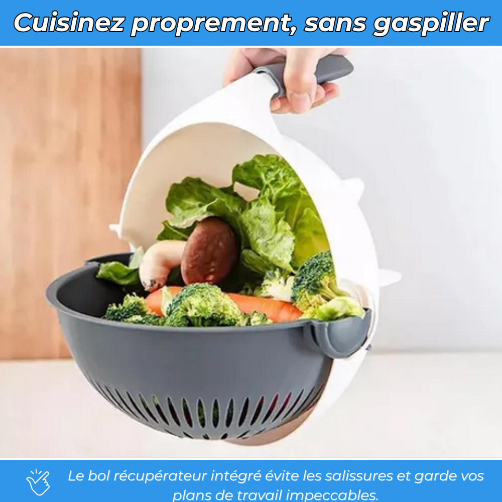 Mandoline Pro - Coupe légumes 9 en 1