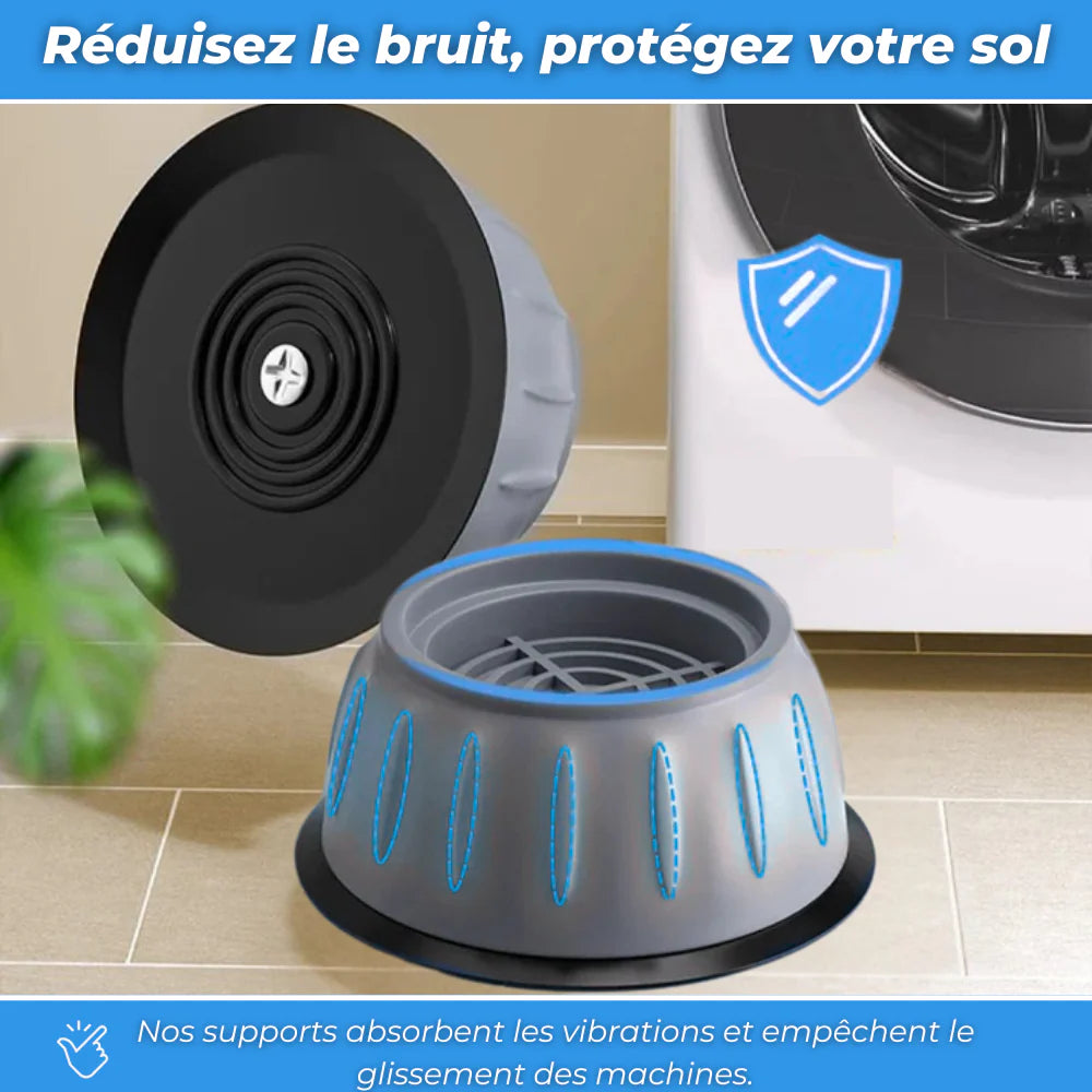 Coussineo - Patins Anti-Vibrations (Lot de 4 Pièces)