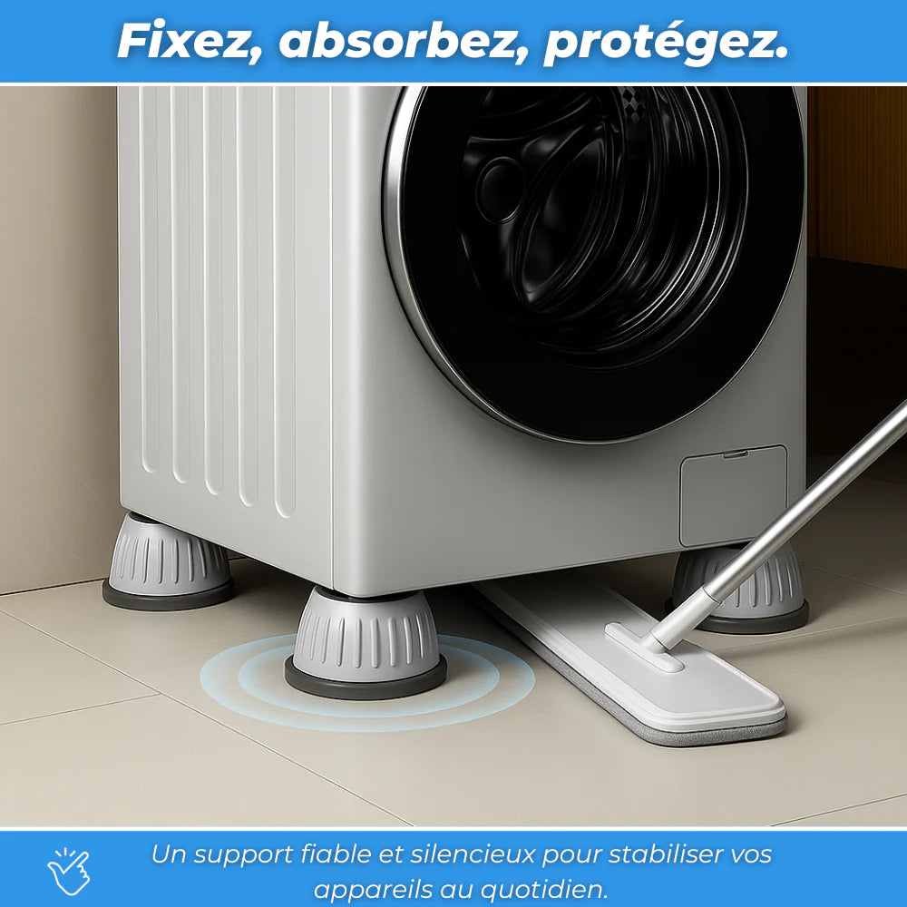 Coussineo - Patins Anti-Vibrations (Lot de 4 Pièces)