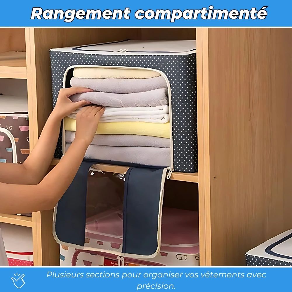 FlexiBox - Rangement Grande Capacité en tissu renforcé