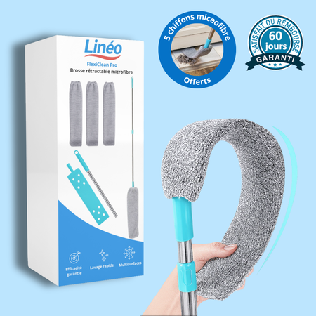FlexiClean Pro - Brosse rétractable en microfibre