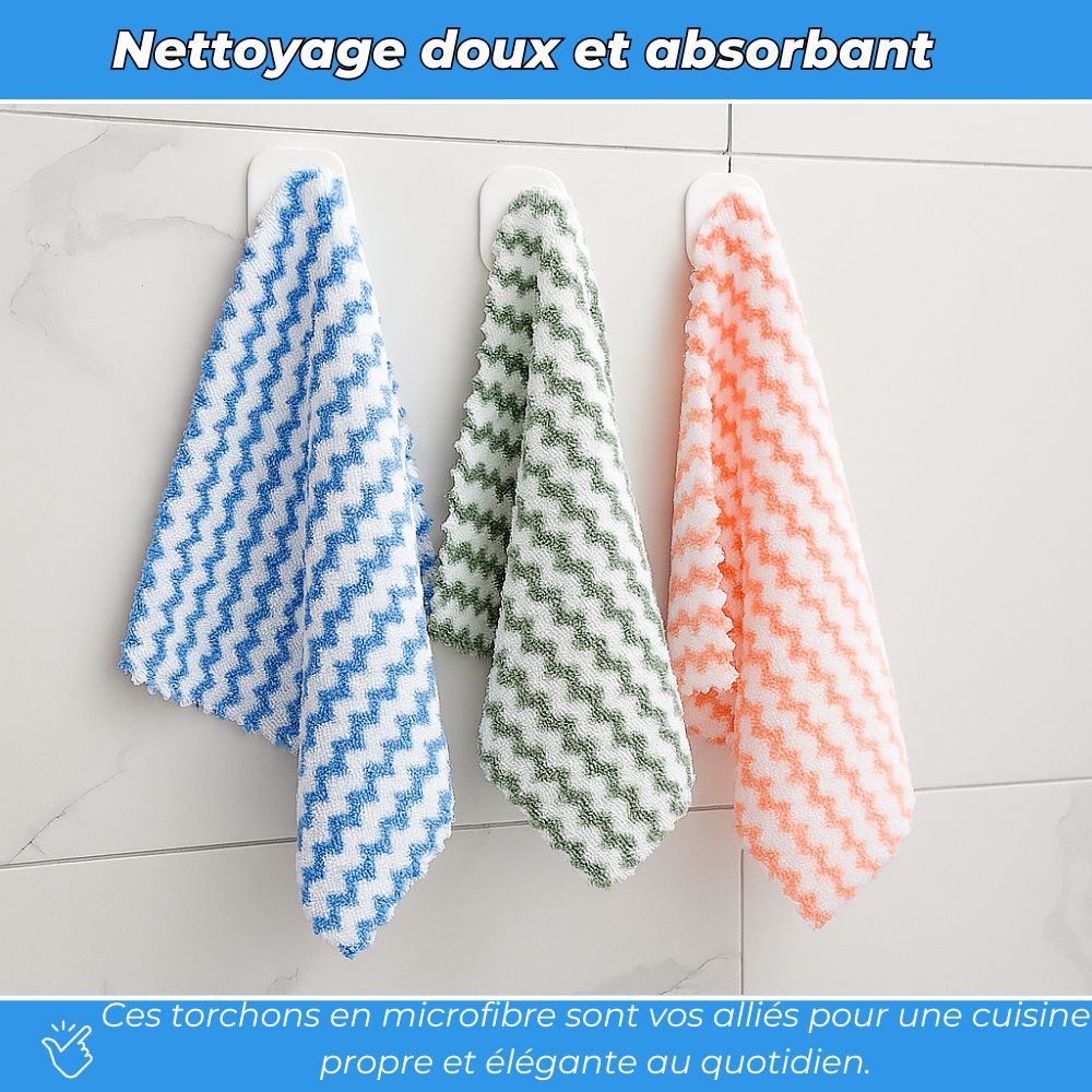 ChiffonMax | Chiffon Anti-trace et Anti-calcaire, Ultra-absorbant