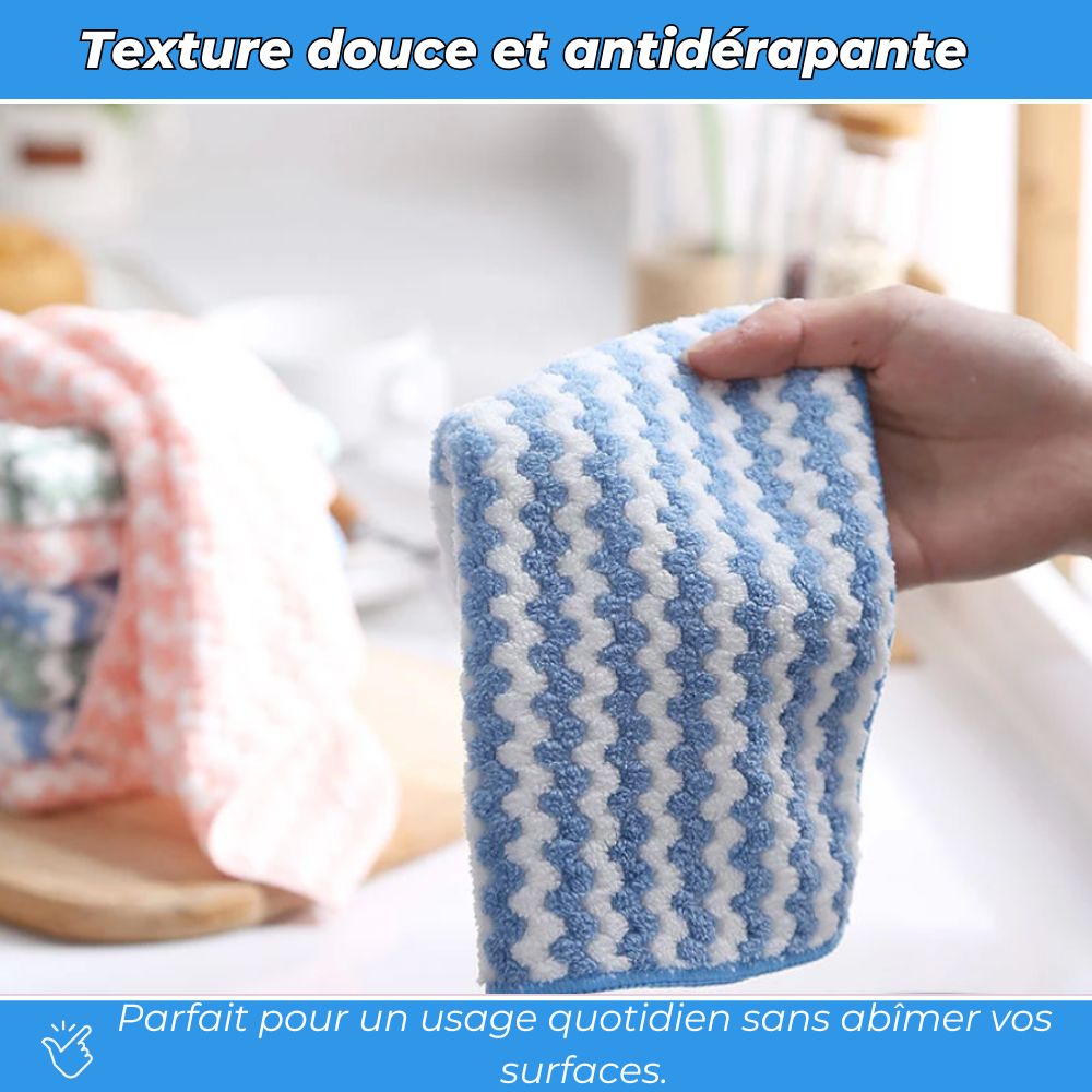 ChiffonMax | Chiffon Anti-trace et Anti-calcaire, Ultra-absorbant