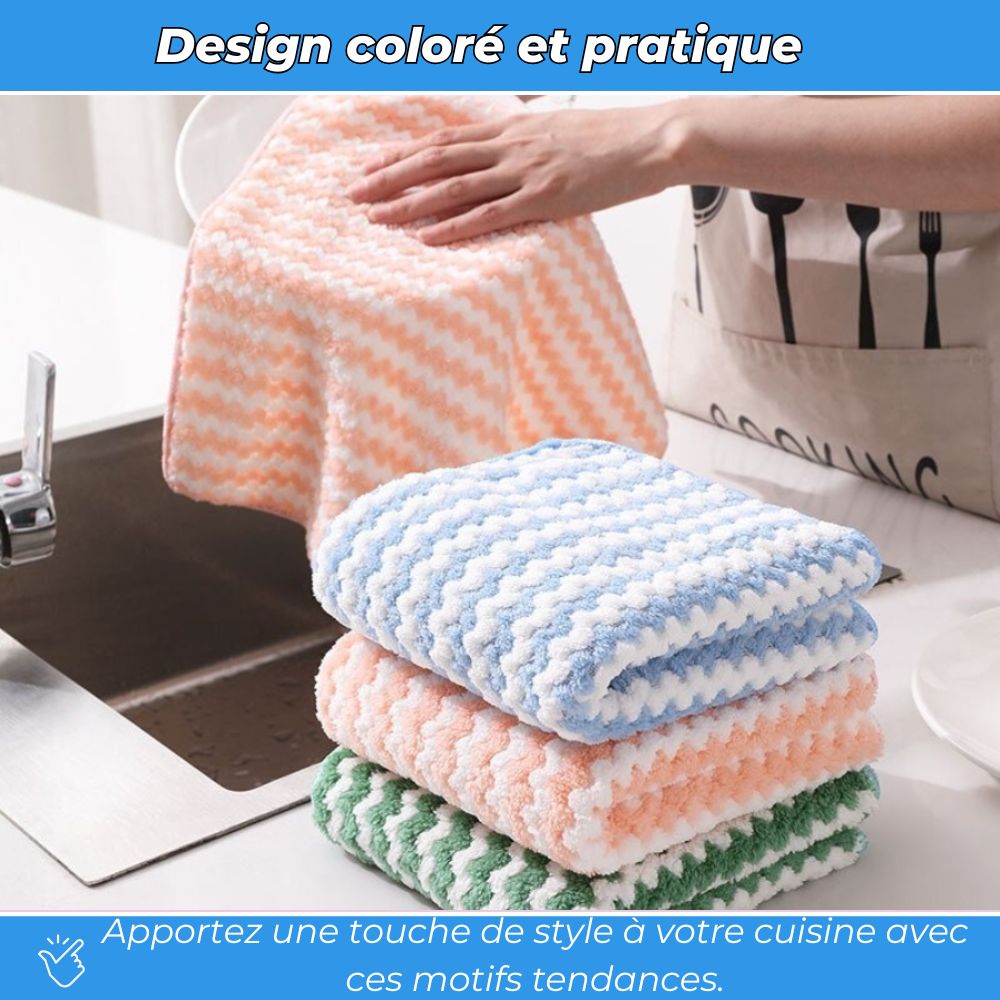 ChiffonMax | Chiffon Anti-trace et Anti-calcaire, Ultra-absorbant