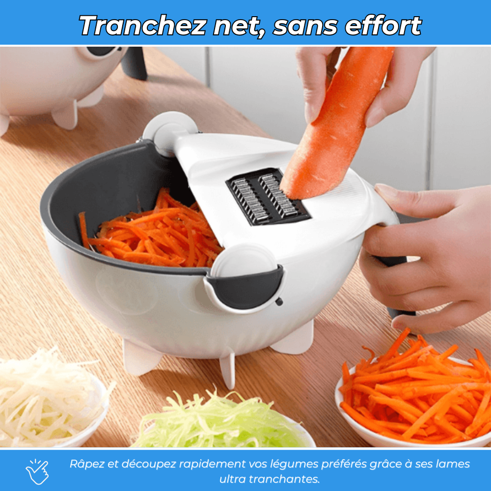 Mandoline Pro - Coupe légumes 9 en 1