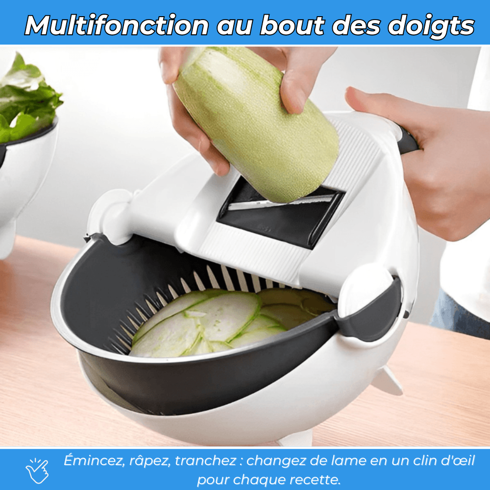 Mandoline Pro - Coupe légumes 9 en 1