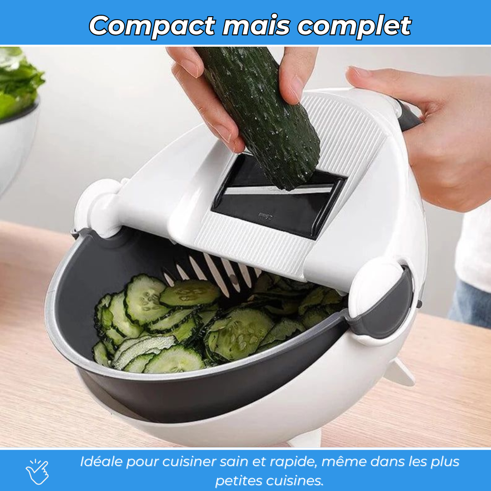 Mandoline Pro - Coupe légumes 9 en 1